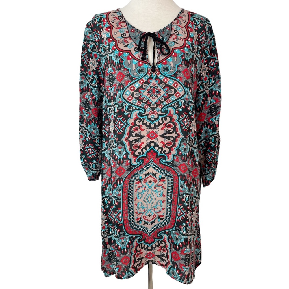 Anthropologie Tolani Silk Tunic Large